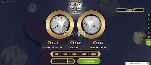 원엣스벳 1XGAMES Under and Over 7